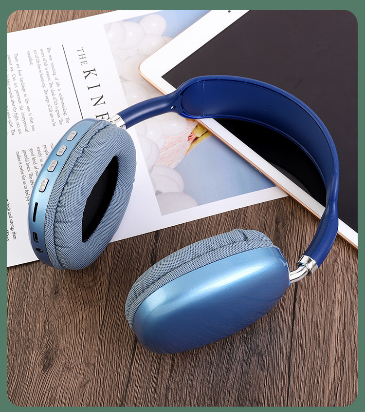 跨境新爆款P9AirMax蓝牙耳机头戴式手机无线游戏礼品耳麦代发批发详情17