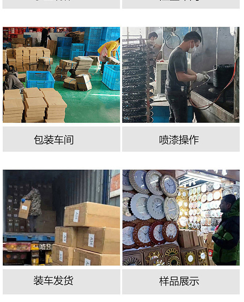 Customized wall clock for the living room, simple and modern silent clock, Nordic creative decorative clock, customized birthday gift pic 11