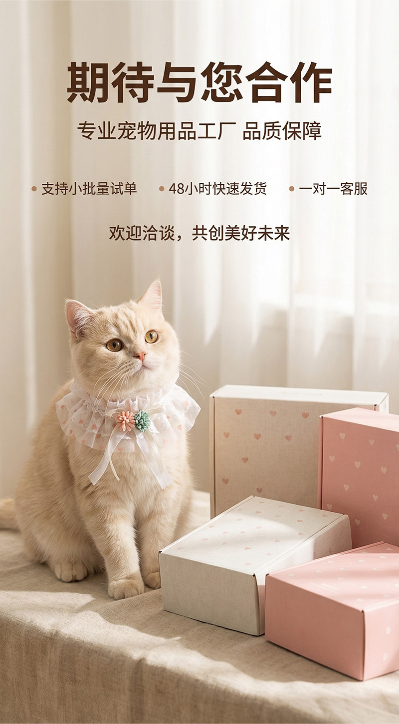 New pet supplies: Cat drool wipes, dog collars, exquisite wooden lace bibs, cute factory direct sales pic 11