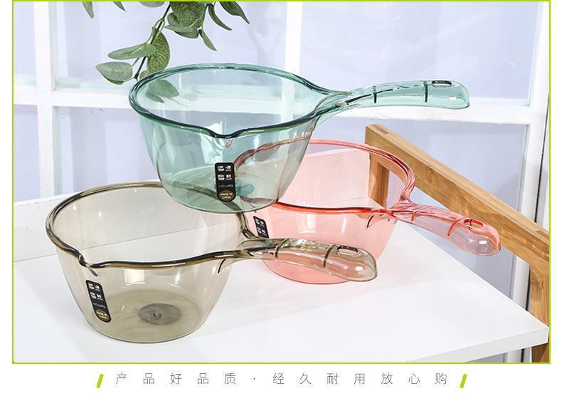 Household kitchen ladle, household long-handled plastic large size creative plus deep 水舀子 water rinse shampoo spoon pic 14