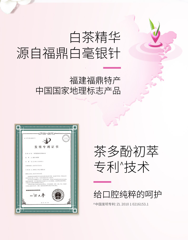 好来原黑人牙膏茶倍健茉莉白茶90g健康牙龈清新口气牙膏批发代发详情11