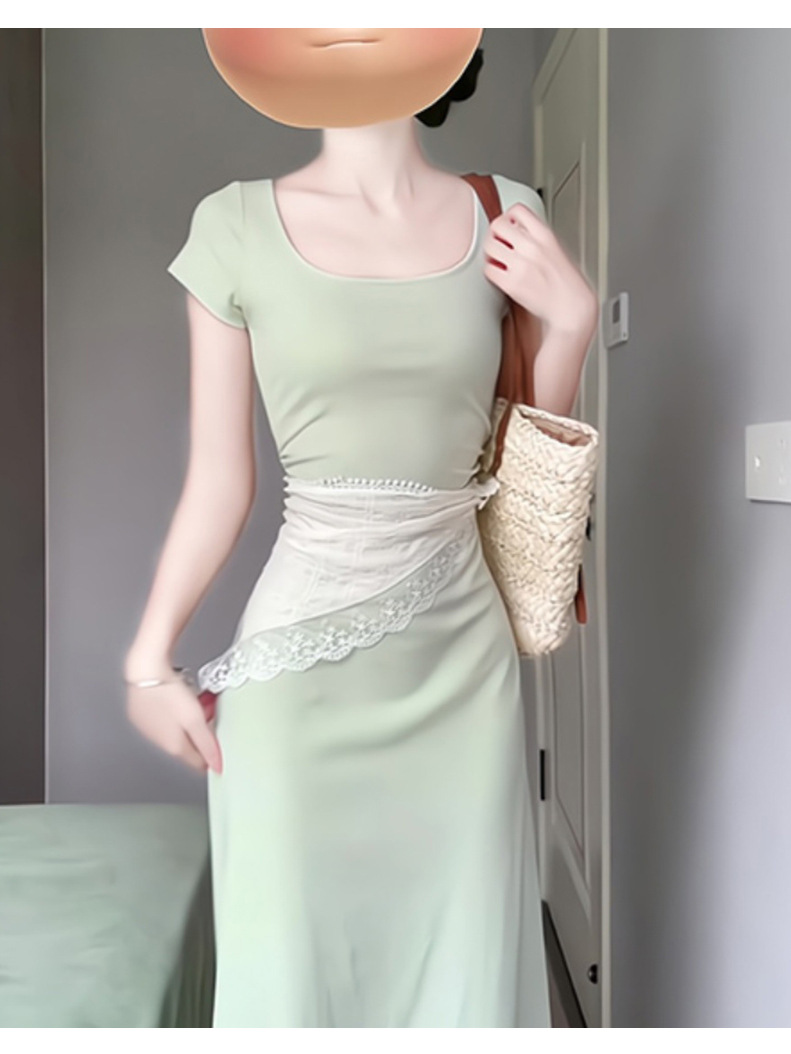 早春内搭连衣裙女名媛风裙子修身收腰小妈长裙御姐微胖A字包臀裙详情21