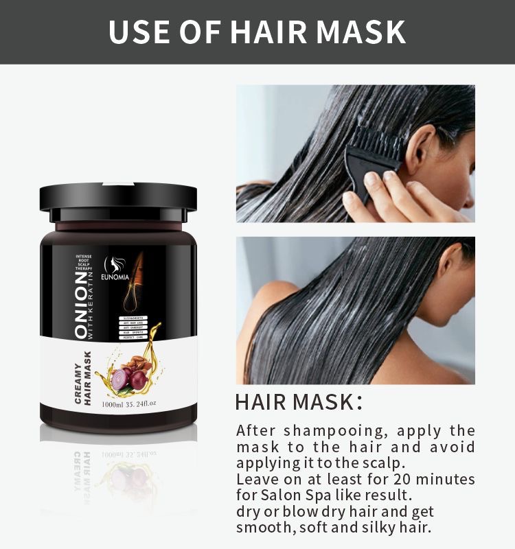 跨境出口发膜营养焗油护发素干枯受损修复洗发水营养倒膜洗护套装详情6