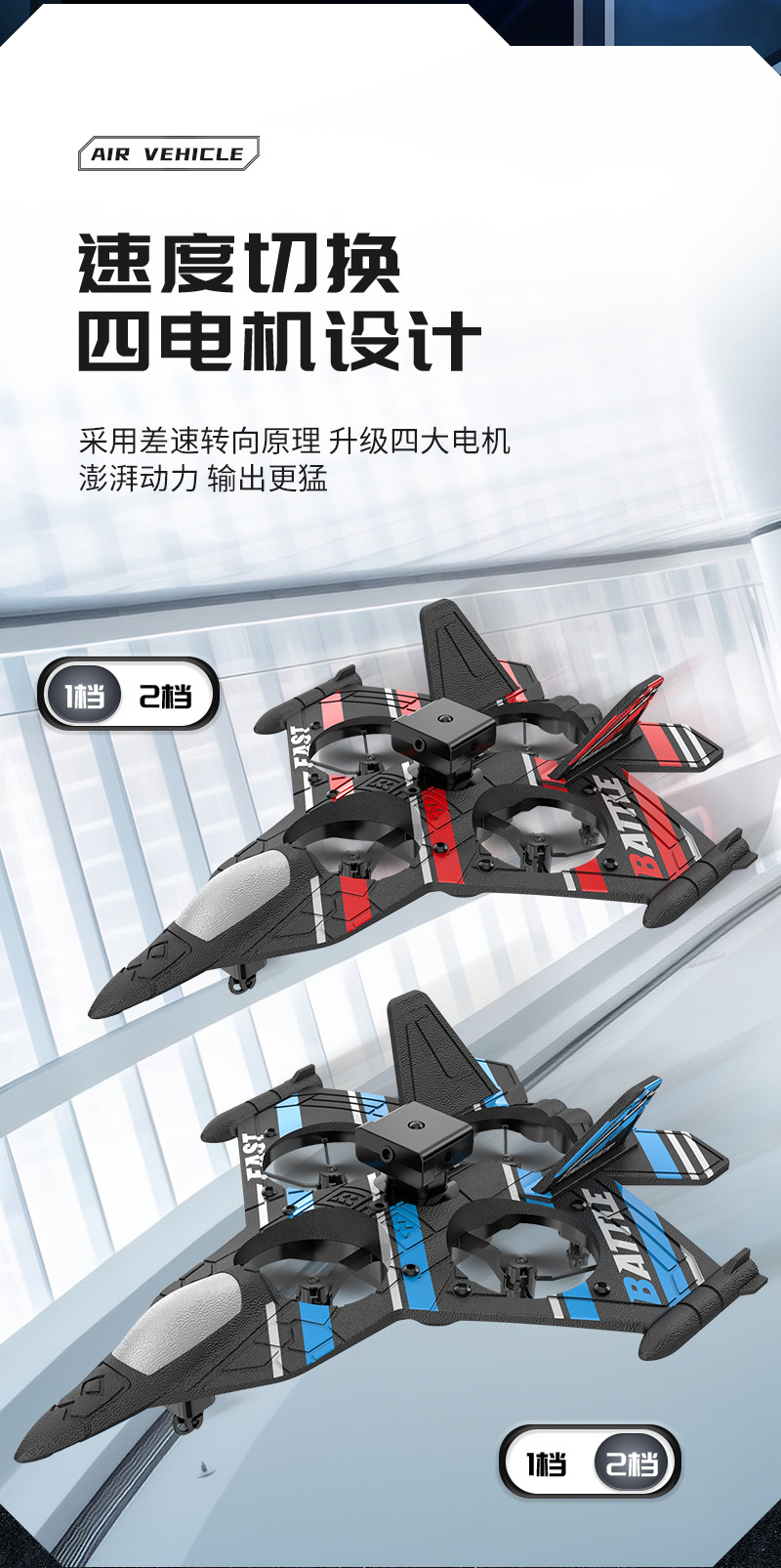 ABS plastic remote-controlled aircraft, remote-controlled fighter jets, high-quality quadcopters, foam drones pic 55
