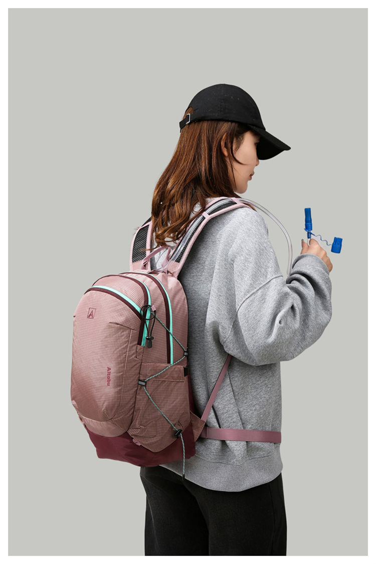 新款户外尼龙双肩包大容量防水休闲旅行背包详情22