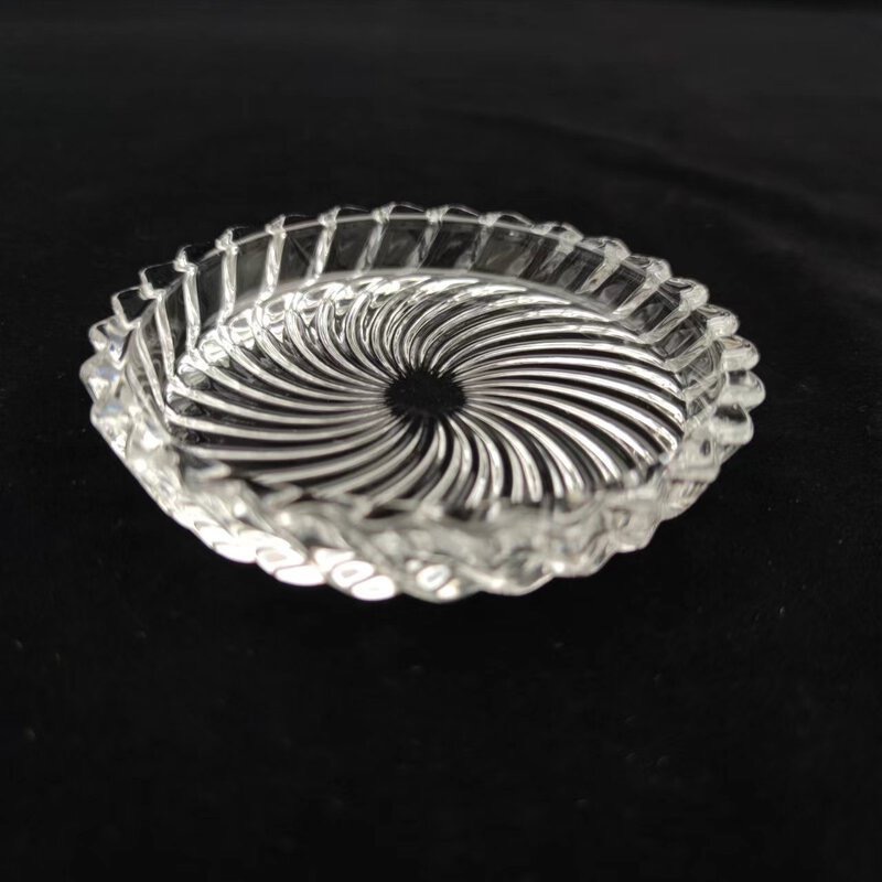 Transparent crystal glass turtle for wealth, feng shui, money turtle, glass animal for warding off evil spirits, decorative craft with plate set pic 14