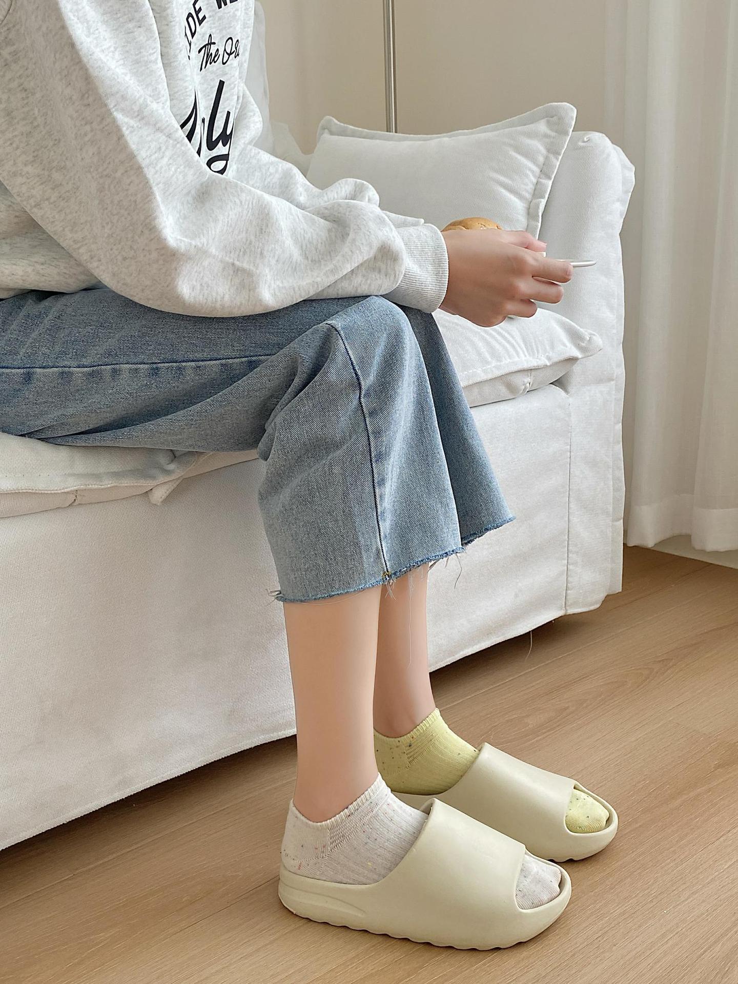 点子纱船袜女纯棉夏季薄款低帮浅口隐形袜硅胶防滑不掉跟女士短袜详情19