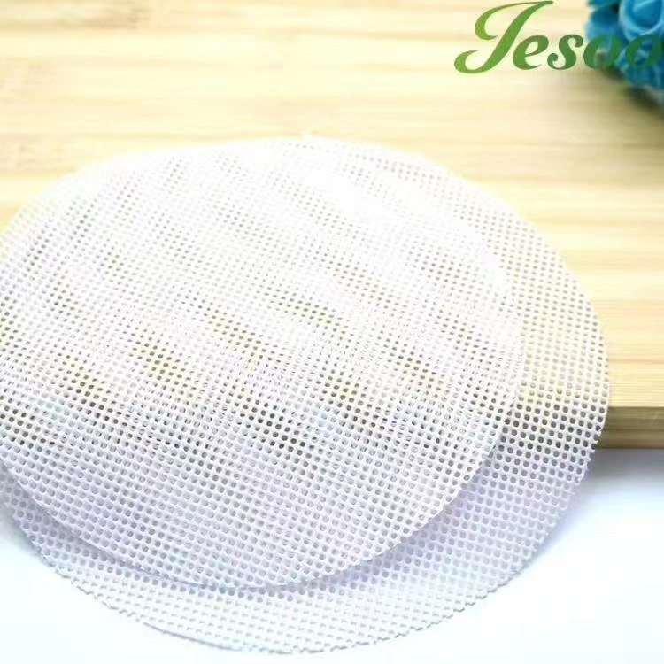 【1-11 Zones 】38CM【 Silicone 】 Steamer cloth 50/ pack 1000/ piece Silicone pad high-temperature resistant steamer paper reusable 38CM steamer cloth Non-stick steamed bun cloth washable pic 2