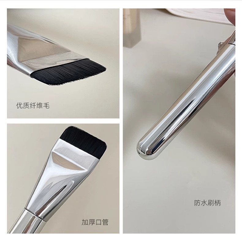 一字型粉底刷平头刀锋沧州化妆刷底妆刷粉底液专用面膜刷美妆工具详情7