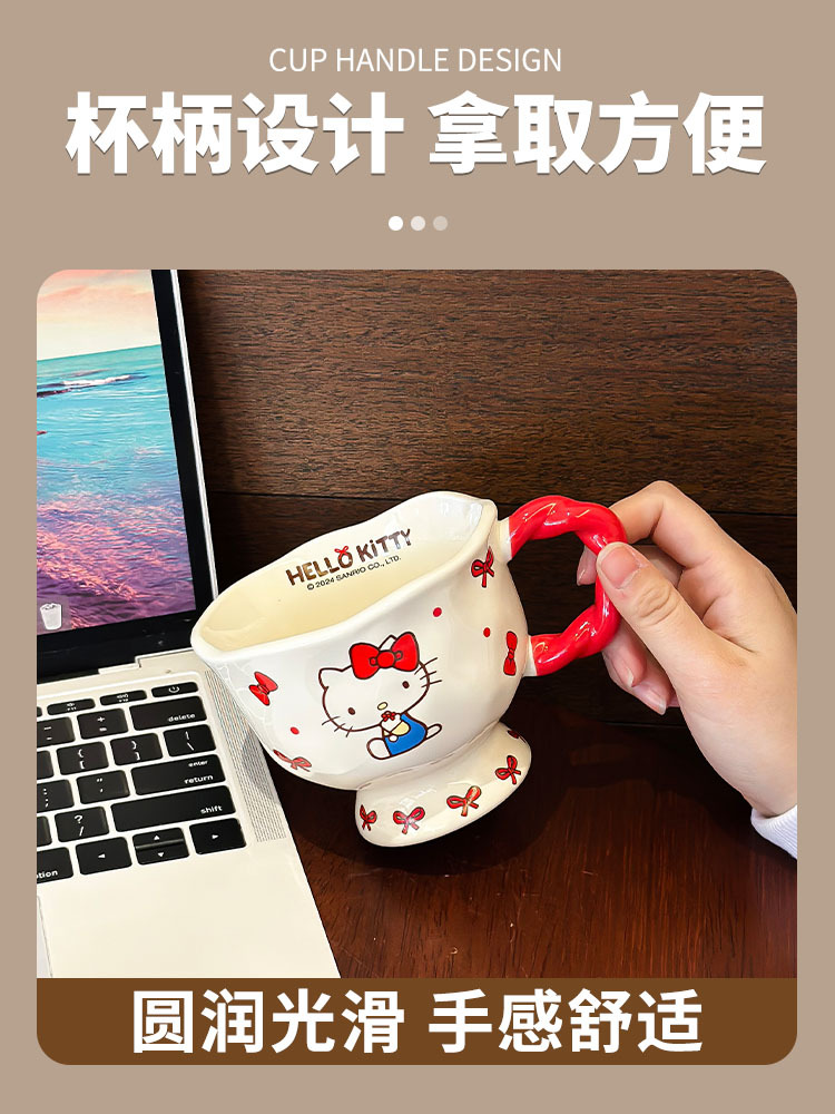 Christmas Nordic cartoon ceramic cups, ceramic cups, ceramic pattern cups pic 8