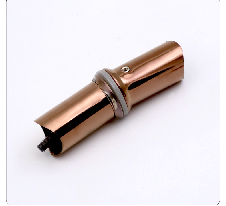 大门拉手脚加厚304不锈钢圆管方管实木拉手配件玻璃门把手固定脚详情24