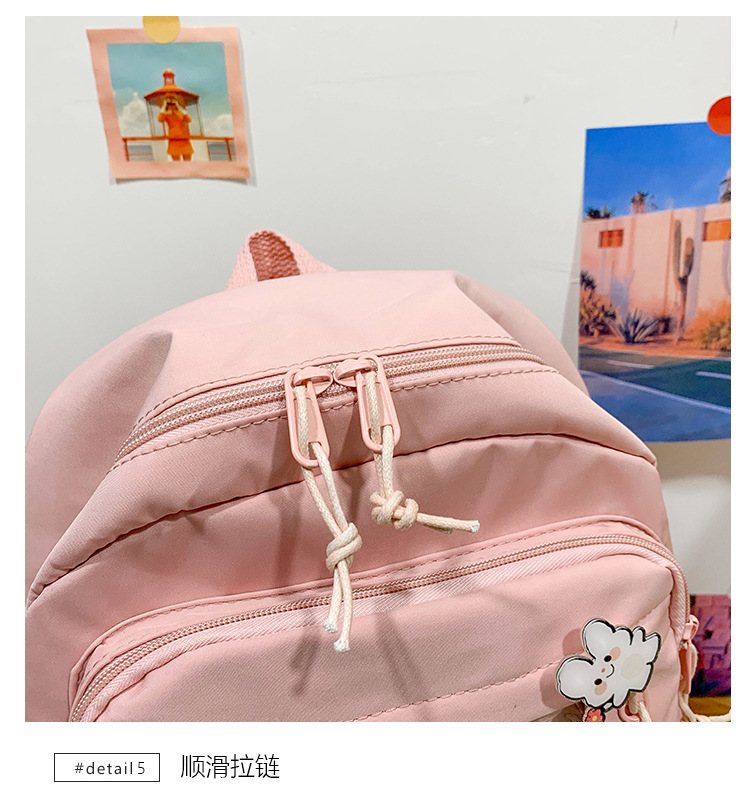 日系初高中生双肩包潮牌可爱小学生书包 韩版原宿ins风通勤背包女详情47