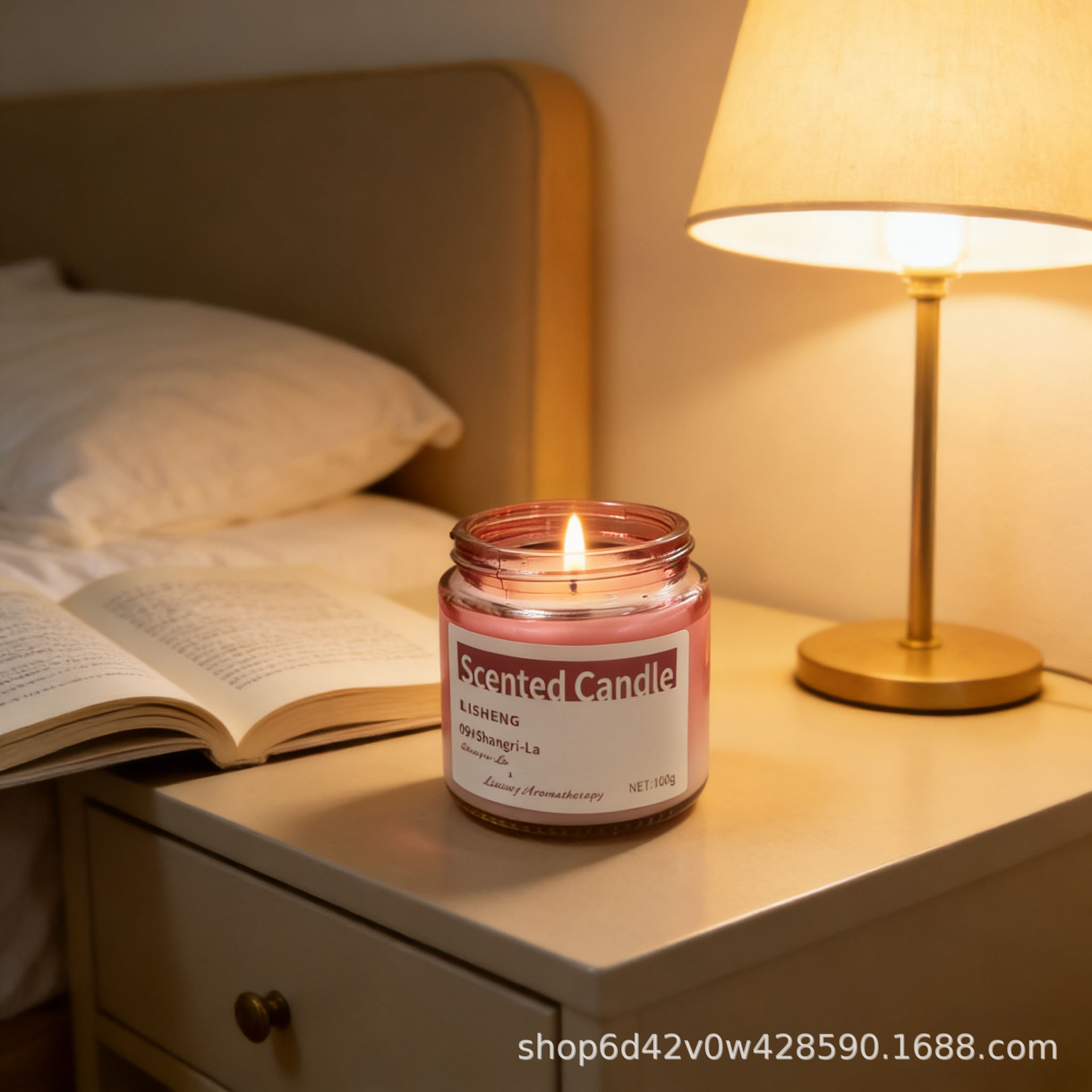 香薰蜡烛熏香家用室内持久小众高级伴手礼盒卧室香氛精油香薰蜡烛详情6