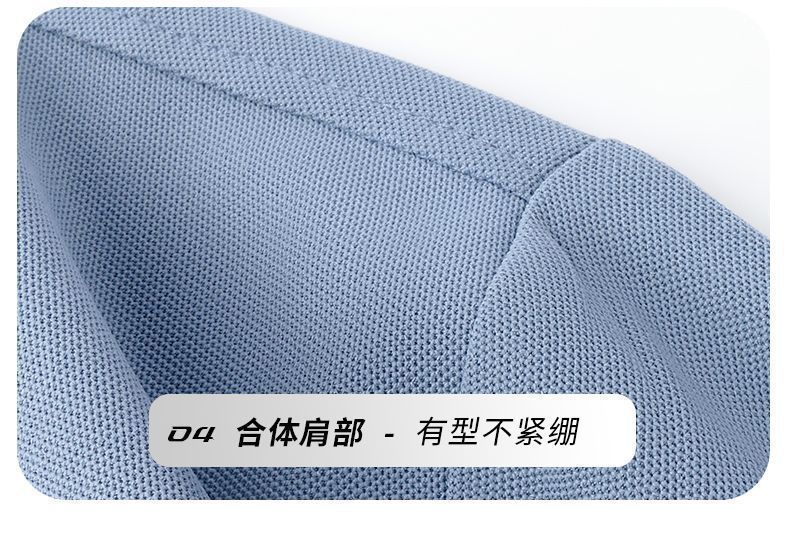 Verano nuevo hombre camiseta manga corta bolsillos reales solapa bordada POLO business manga media vestido papa pic 12