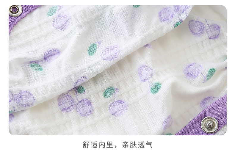 婴儿夏季无袖连体衣新生儿夏装包屁衣薄款宝宝吊带衣服童装3183详情16