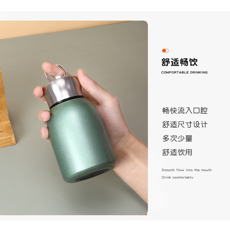 跨境304不锈钢迷你小胖丁保温杯户外便携提环口袋杯随手杯可批发详情13