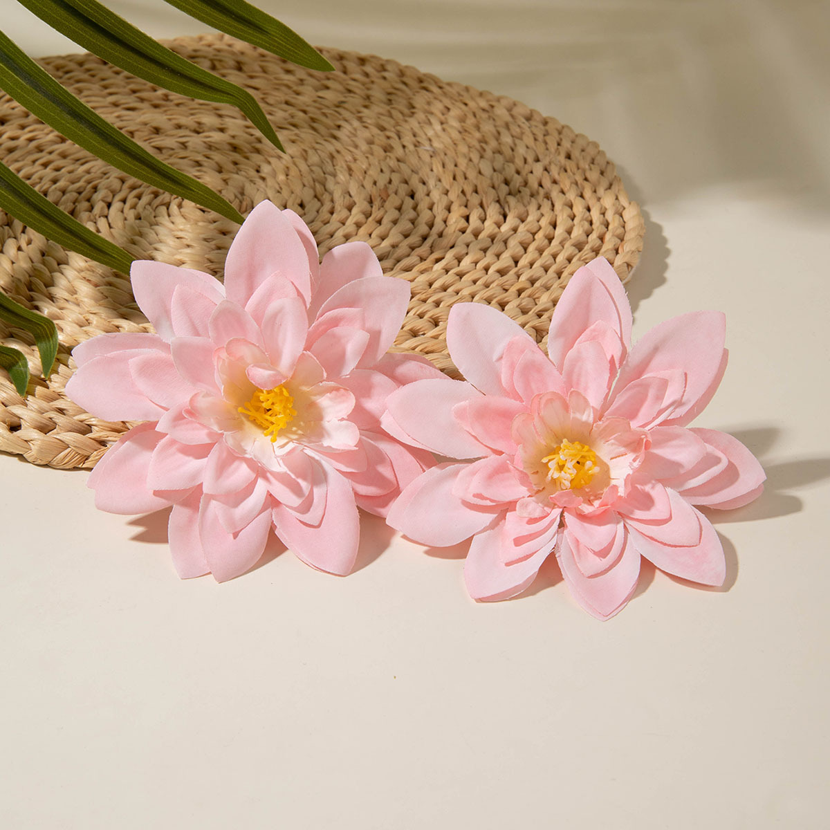 欧美跨境时尚清新布艺花朵流苏串珠优雅甜美情人节礼物耳坠耳环女详情56