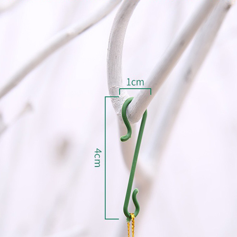 圣诞装饰品塑料S形挂钩小挂钩树挂配件场地布置工具整理用具衣钩粘钩装饰用品详情9