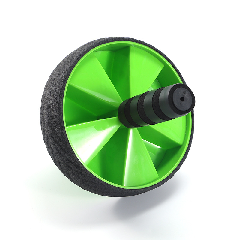 腹肌轮源头厂家单轮静音健腹轮腹部健身器材巨轮滚轮减腹彩盒包装详情7