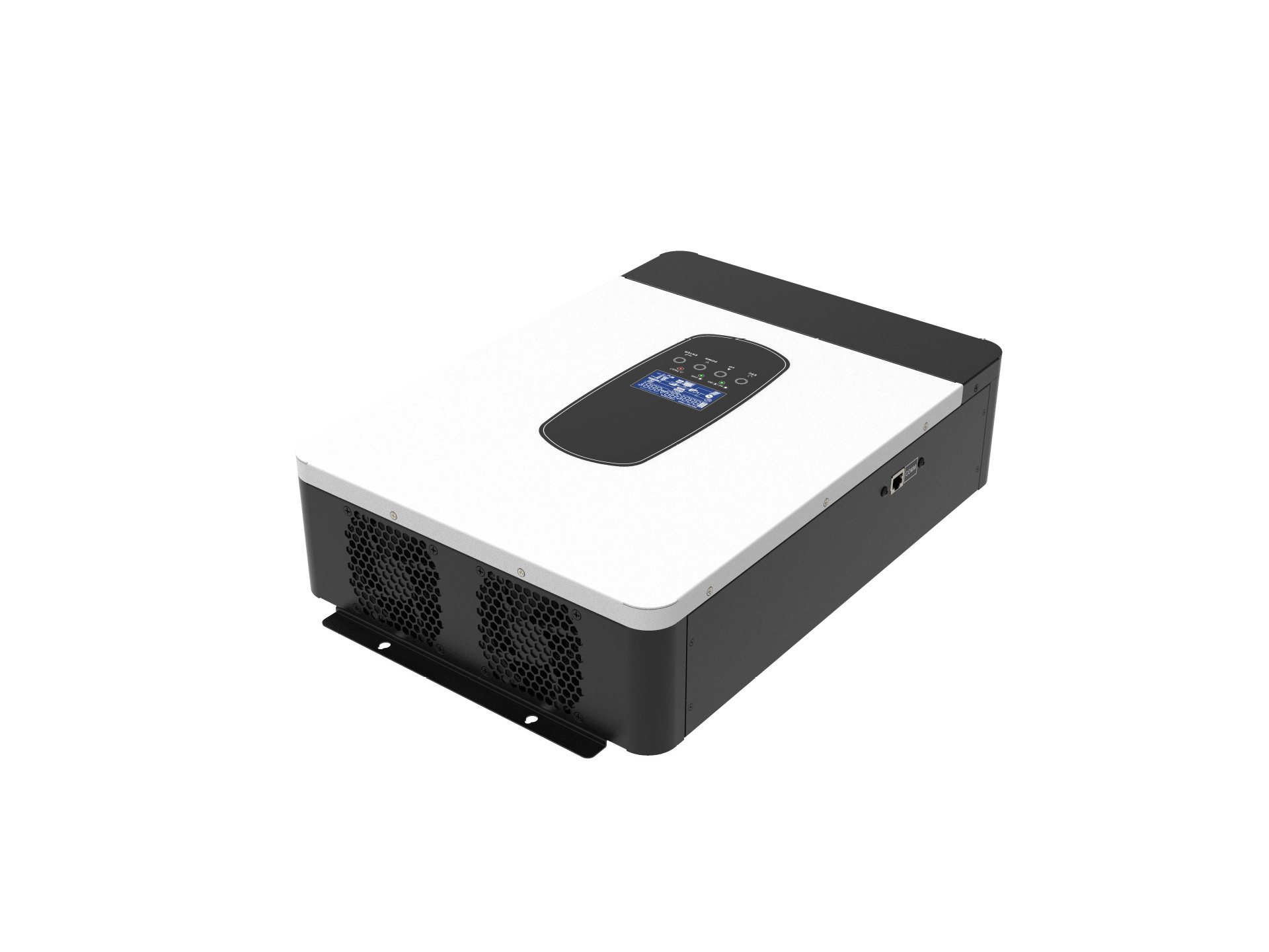 The 6.2KW48V to 220V reverse control all-in-one machine is equipped with an MPPT110APV55 wide-voltage photovoltaic inverter and a digital computer intelligent remote control pic 4