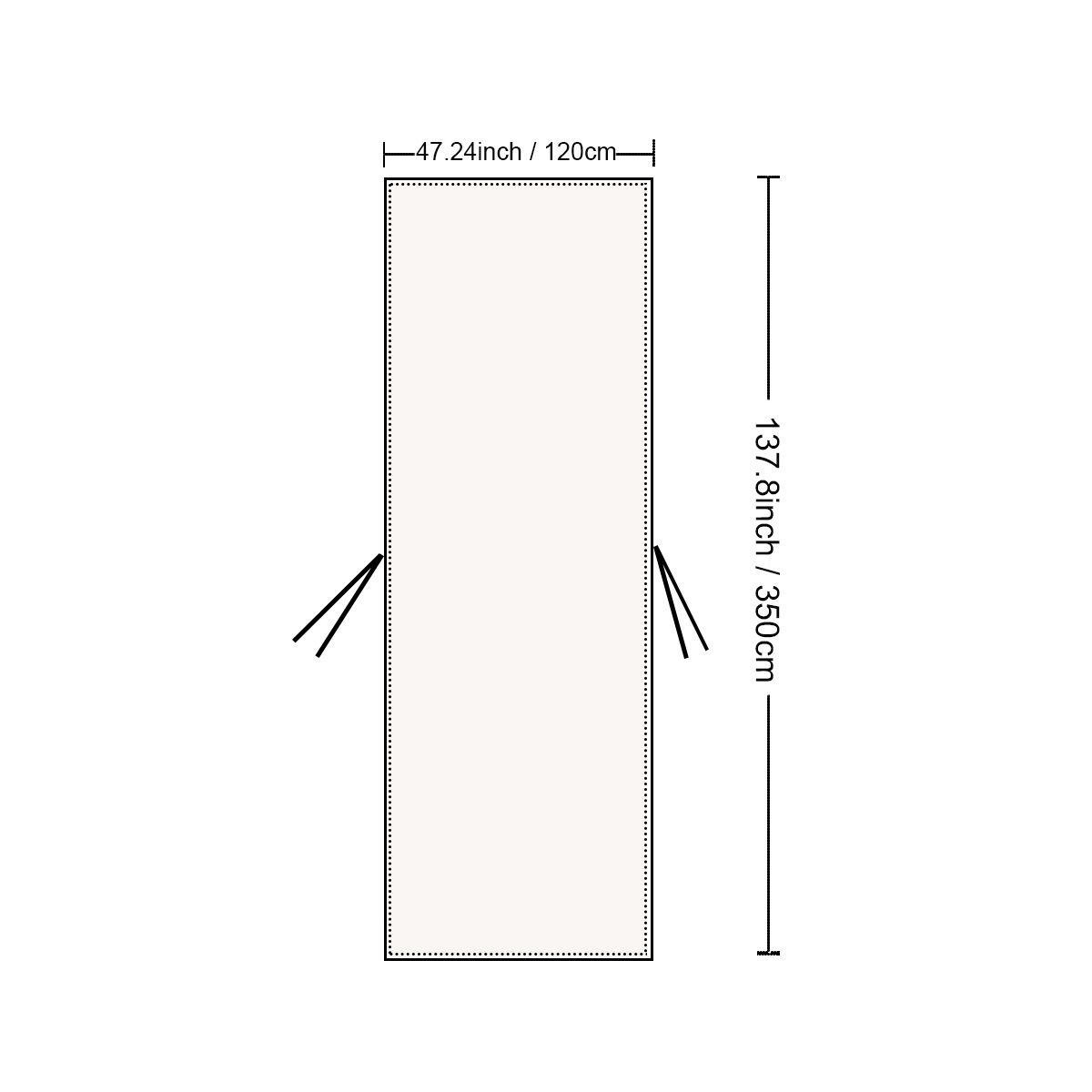 北欧风床幔双层纯棉绉布儿童床遮光床帘婴儿床床帘详情2