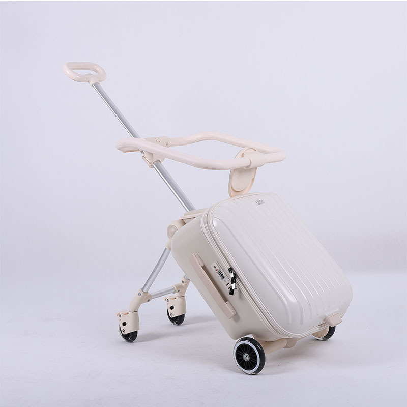 跨境新品儿童拉杆车旅行户外行李箱儿童推车拉杆箱宝妈旅行箱详情3