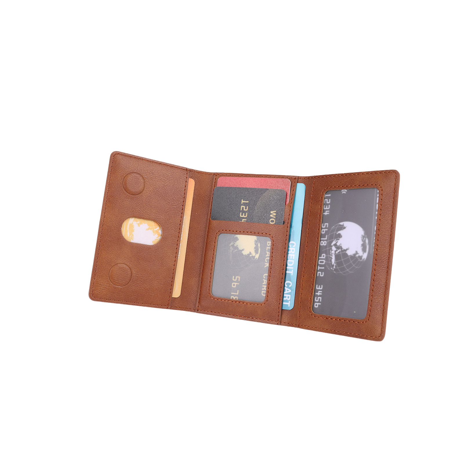 三折磁吸卡包手机收纳折叠背贴卡包隐形磁吸支架卡夹懒人专用详情9