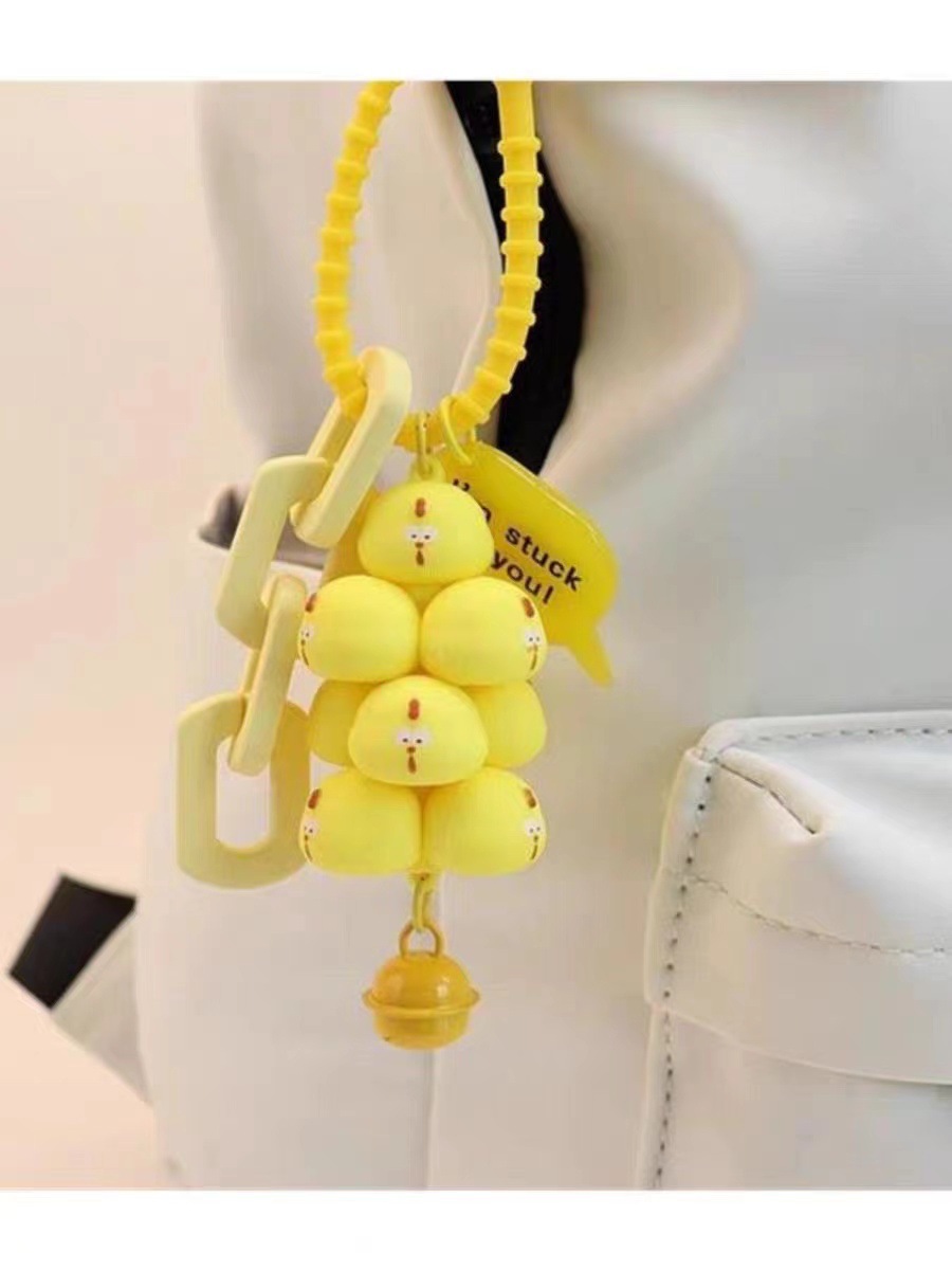 猪猪塔挂件小猪叠叠乐通天猪猪塔熊猫钥匙扣包包挂饰卡通动物挂件详情4