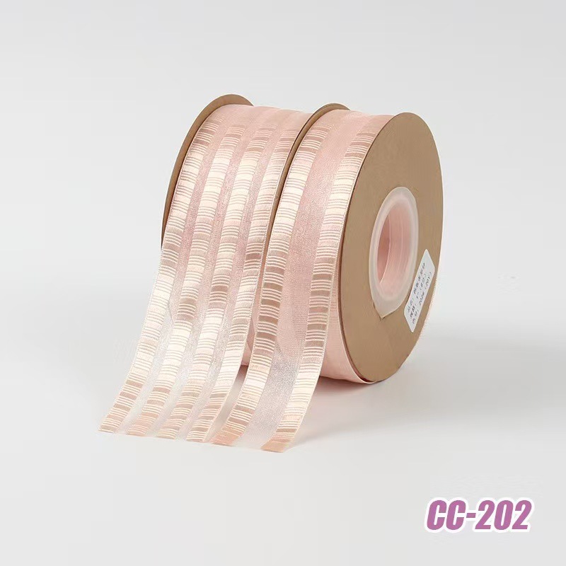 Versión coreana hilo de tira ropa juguetes accesorios tocado paquete de regalo arco cinta venta directa de fábrica 50 yardas por rollo pic 5