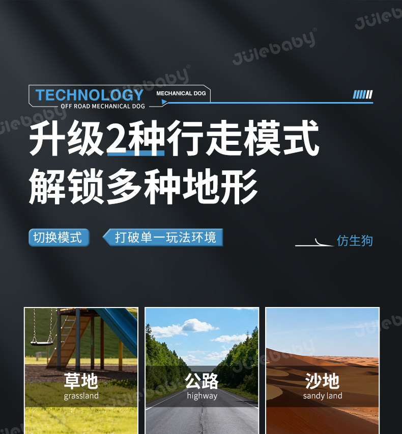 顺丰爆款2026AI智能机器狗万向汽车轮语音对话编程遥控机械狗详情18