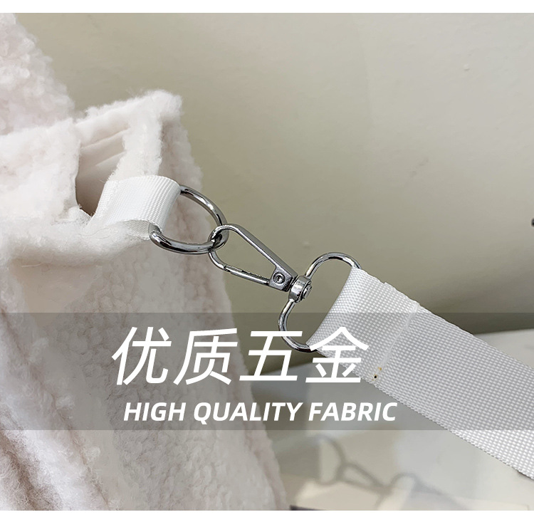 可爱库洛米毛绒手提包包女2024新款大容量百搭通勤学生上课托特包详情4