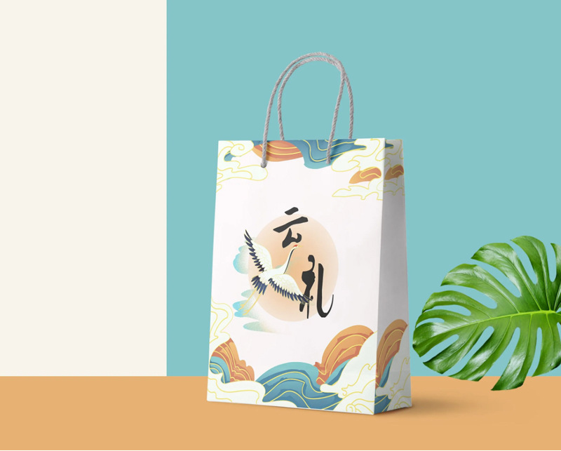 Customized paper bags, printed logo gift bags, corporate advertising handbags, clothing shopping bags, takeout snack bags, custom-made pic 37