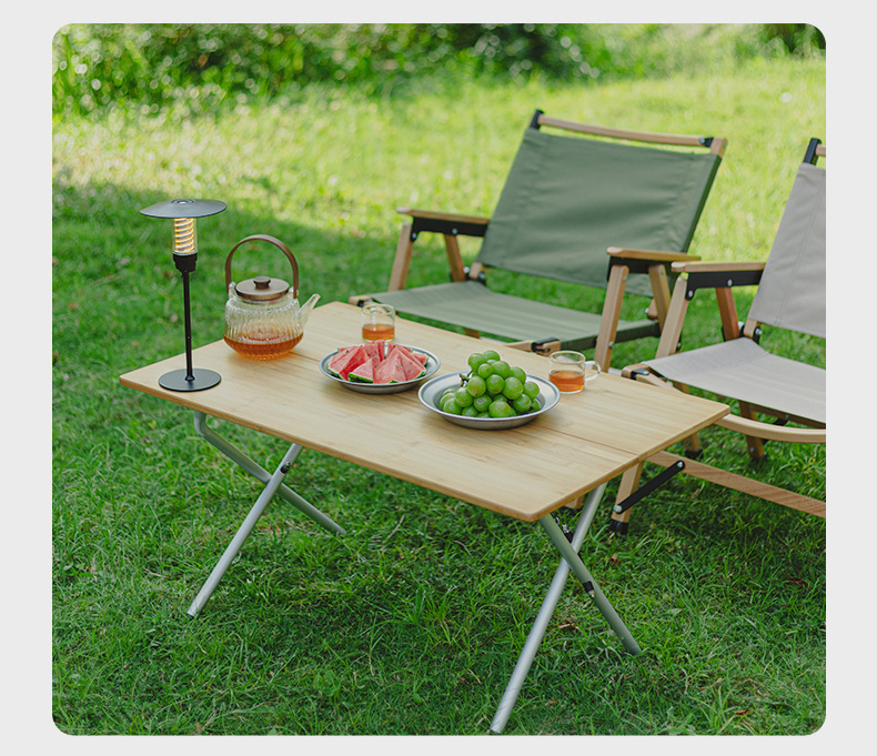 户外楠竹折叠桌家用饭桌茶几便携式露营桌野营野餐桌休闲餐桌详情15