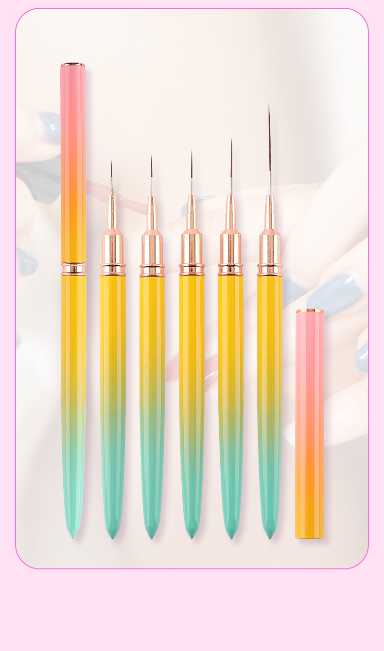 极细日式美甲拉线笔金属针管超细勾边线条画花雕拉丝美甲工具护肤彩妆用品详情4