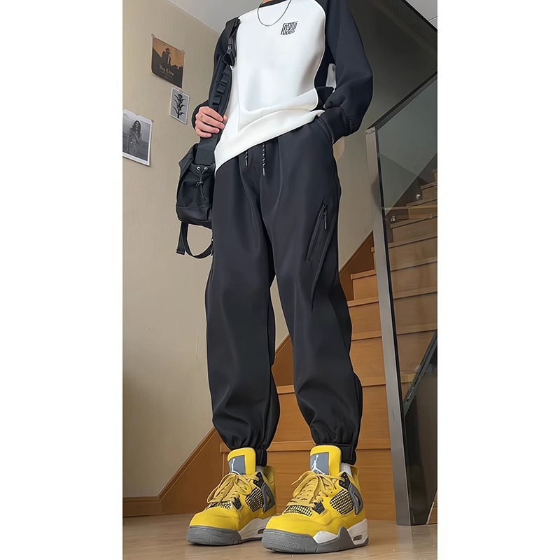 美式工装裤子男春秋季防风机能防水冲锋裤户外露营登山骑行滑雪裤详情3