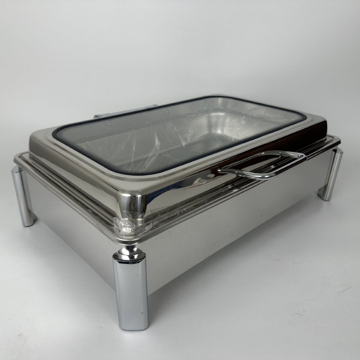 Cross-border exclusive buffet stove, stainless steel flip-top heating and heat preservation, commercial cross-border exclusive buffet stove pic 2