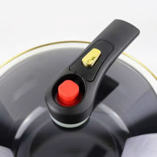 New enamel enamel micro-pressure pot 7L large capacity, flat-bottomed thickened double-ear enamel stew pot and soup pot, large capacity for household use pic 7