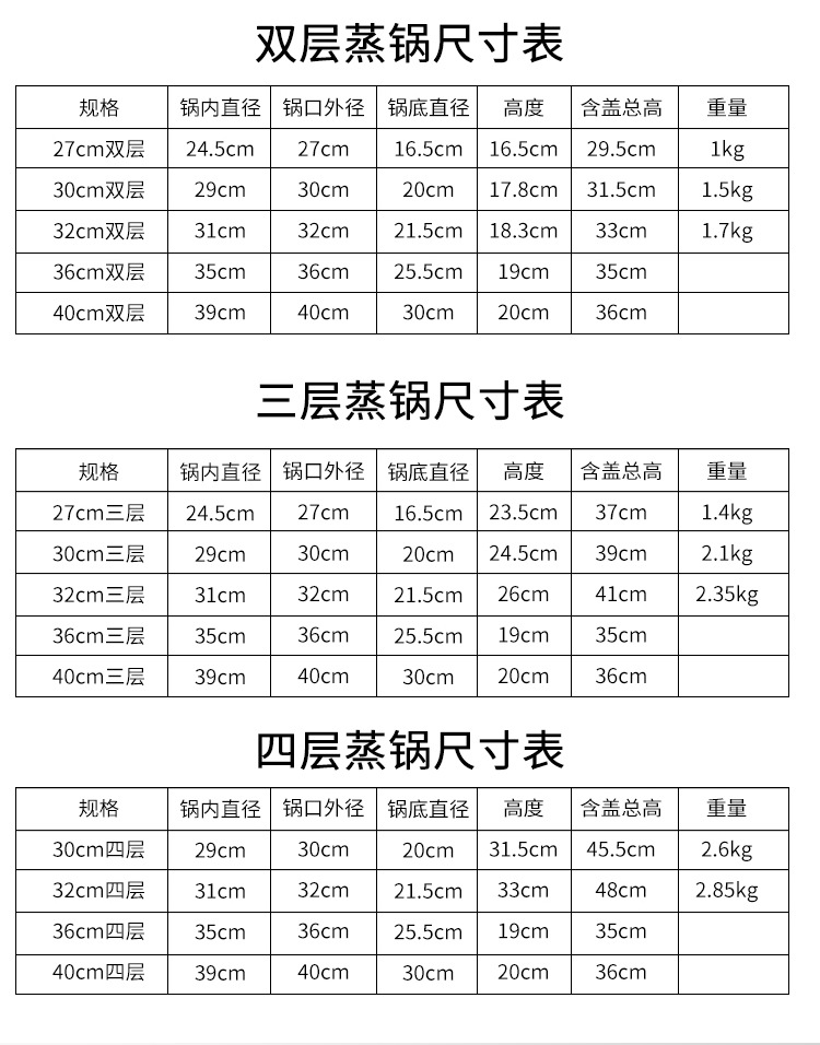 304不锈钢定时蒸锅家用加厚多层蒸笼蒸馒头大容量多功能礼品蒸锅详情14