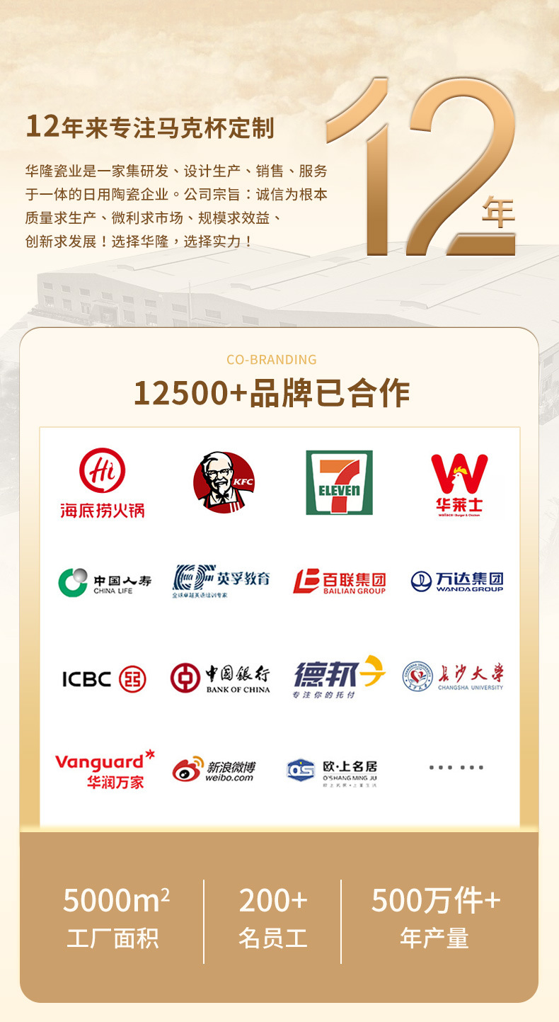 渐变胖胖杯可爱高颜值陶瓷马克杯喝水杯子情侣杯礼品水杯定制印图详情1