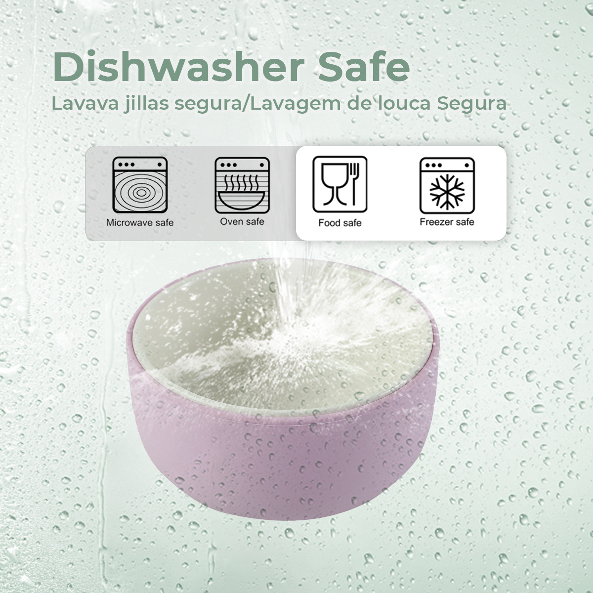 宝宝辅食碗防烫带吸盘硅胶陶瓷碗亚马逊带硅胶套新国标儿童喂养碗详情5