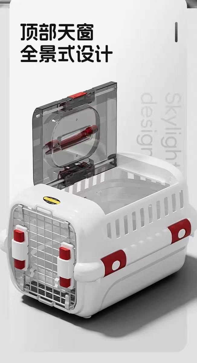 Cross-border pet aviation box, cat bag, dog cage, going out bag, Air China General large all-season universal dog house pic 9