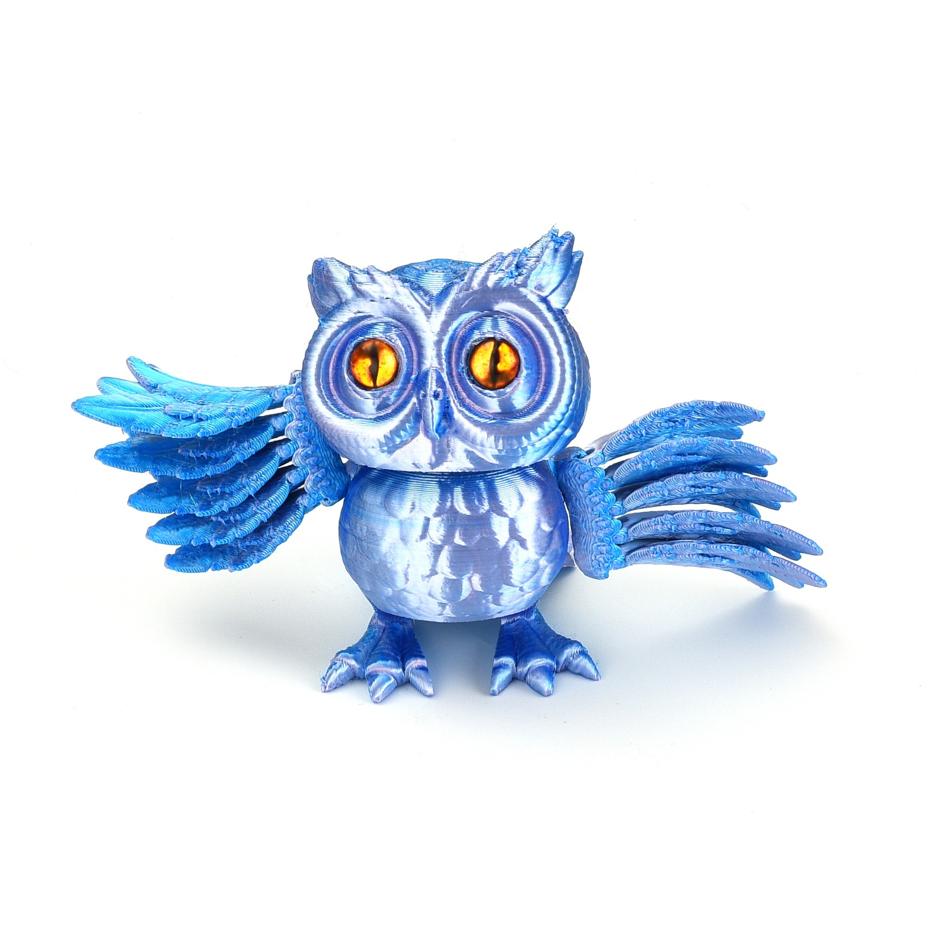 3D打印猫头鹰摆件手办儿童玩具关节可活动工艺礼品解压创意解压详情6