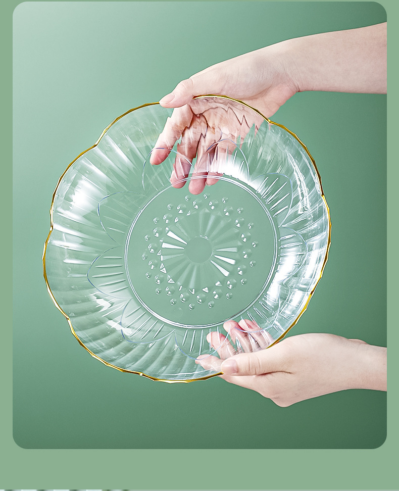 网红果盘家用客厅茶几点心糖果零食盘轻奢风高颜值水果盘星耀详情15