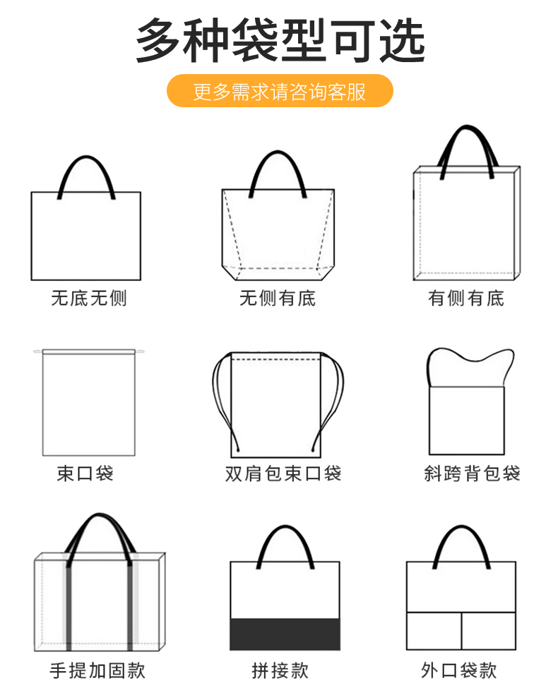 现货空白帆布袋定制手绘帆布手提袋帆布包广告立体棉布袋定制LOGO详情10