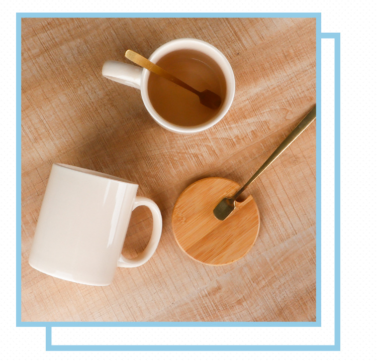 简约奶油色新款陶瓷马克杯可印LOGO家用水杯咖啡杯牛奶杯礼品杯子详情10