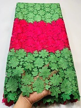 新款非洲亮片蕾丝花边网布面料派对礼服民族风服装辅料laceJX756详情40