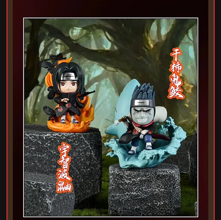 Authentic TOPTOY Naruto Akatsuki Blind Box desktop decoration birthday gift pic 6
