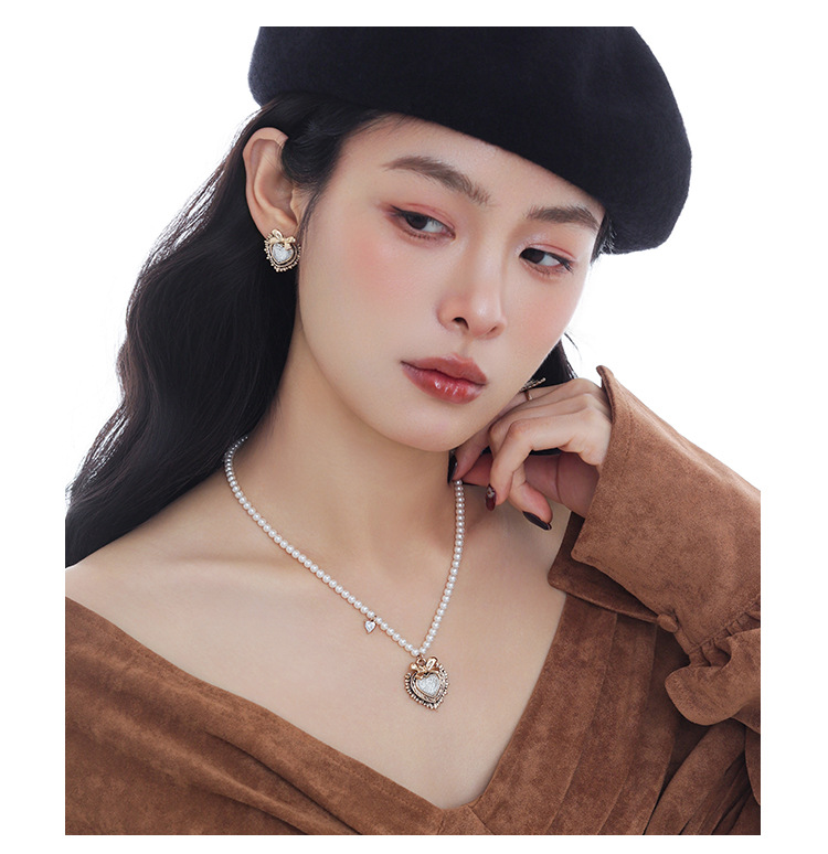 【定制】蝴蝶结爱心系列耳环女原创设计感小众独特耳钉高级感耳饰 pic 10
