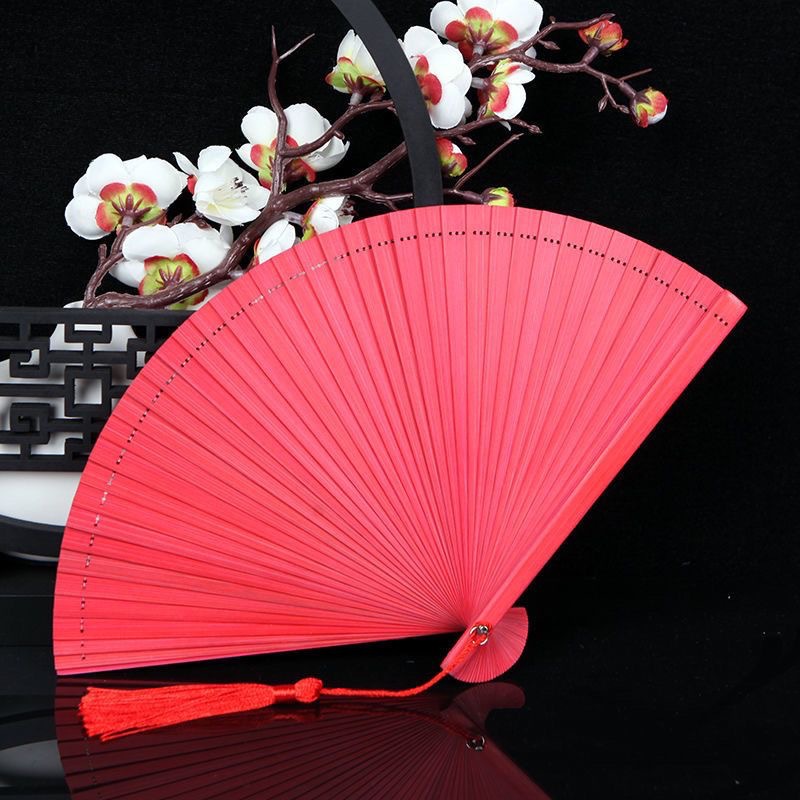 扇子古风折扇女士折叠竹扇古典古装汉服网红礼品跳舞蹈扇夏季详情23