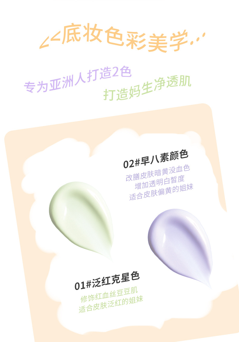 Makeup: xixi Clear Primer, Primer, Hydrating Concealer, Brightening Complexion, Pore Concealing, Moisturizing Primer pic 6